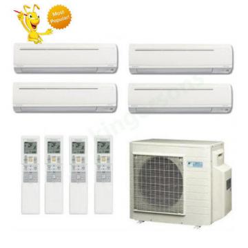 9k Honduras  + 9k + 12k + 12k Btu Daikin Quad Zone Ductless Wall Mount Heat Pump AC