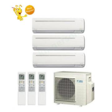 12k Fiji  + 12k + 18k Btu Daikin Tri Zone Ductless Wall Mount Heat Pump AC