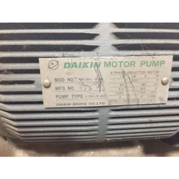 Daikin France  Pump V15A1R-40 w/Motor M15A1-2-30 MI5AI-2-30 FREE SHIPPING