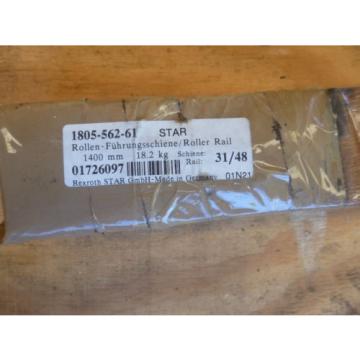 STAR / REXROTH 1805-562-61 LINEAR ROLLER GUIDE RAIL x 1400mm