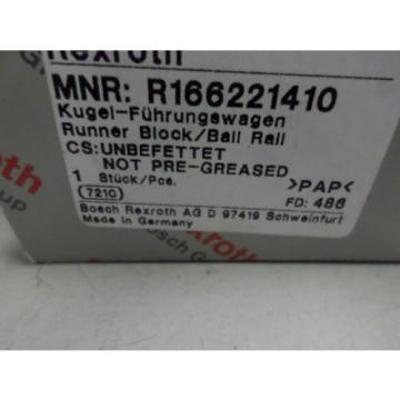 REXROTH - LINEAR BEARING BLOCK R166221410 - Brand origin