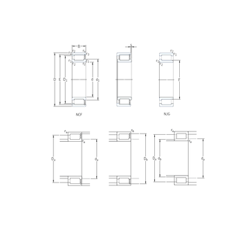 NCF28/530V SKF Cylindrical Roller Bearings