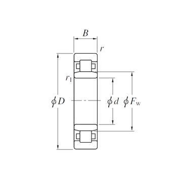 NU10/500 KOYO Cylindrical Roller Bearings