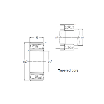 23196BK NTN Spherical Roller Bearings